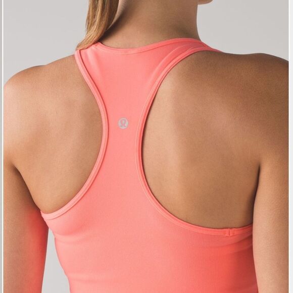 LULULEMON Cool Racerback Tank Top Grapefruit Size - Picture 9 of 10